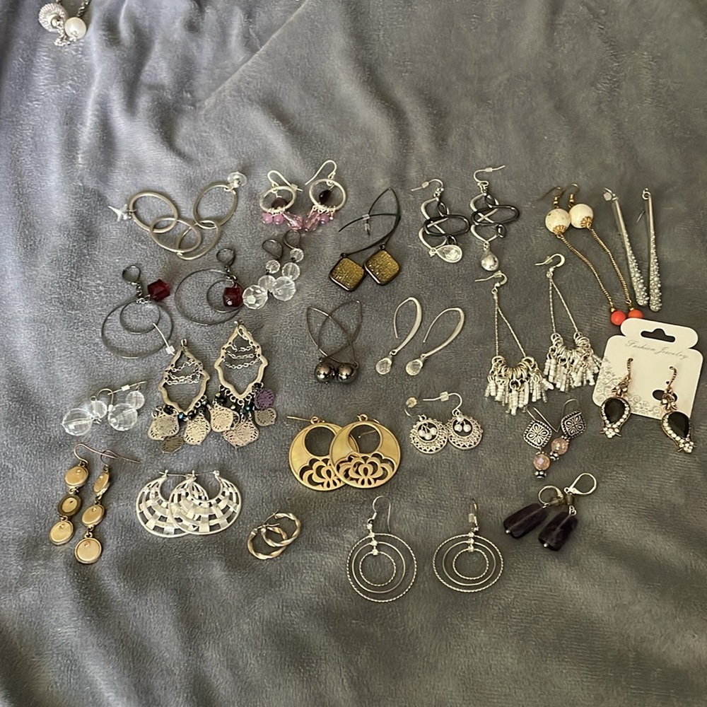 Jewelry Lot - necklaces, earrings, and rings